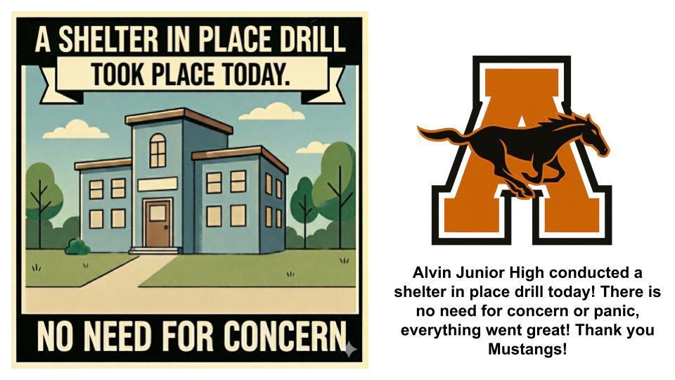 Shelter in place drill