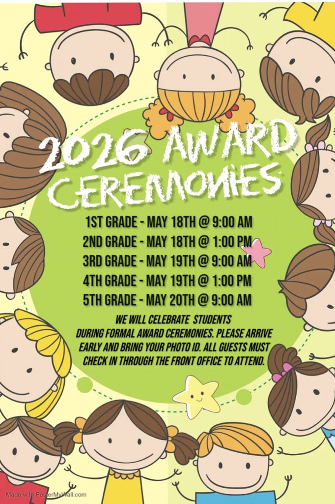 Award ceremonies flyer