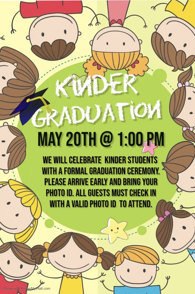 Kinder graduation flyer