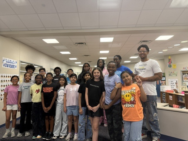 5th Grade Writers with Author Franklin Edwards