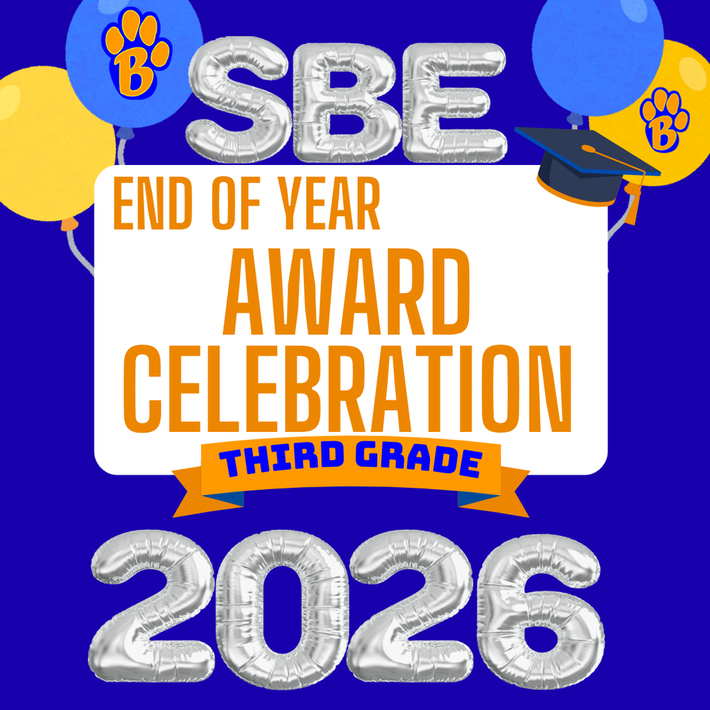 SBE End of Year Award Celebration Third Grade 2026