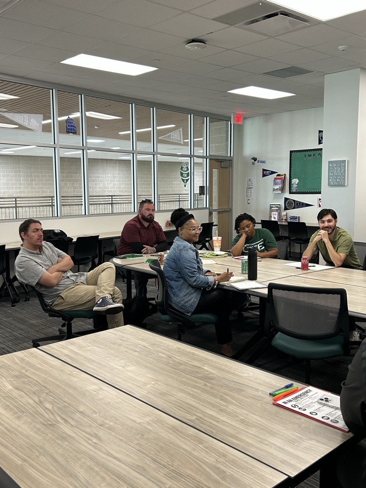 our new teachers are getting acclimated to Iowa Colony high school campus