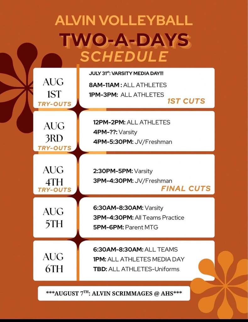 volleyball tryout details