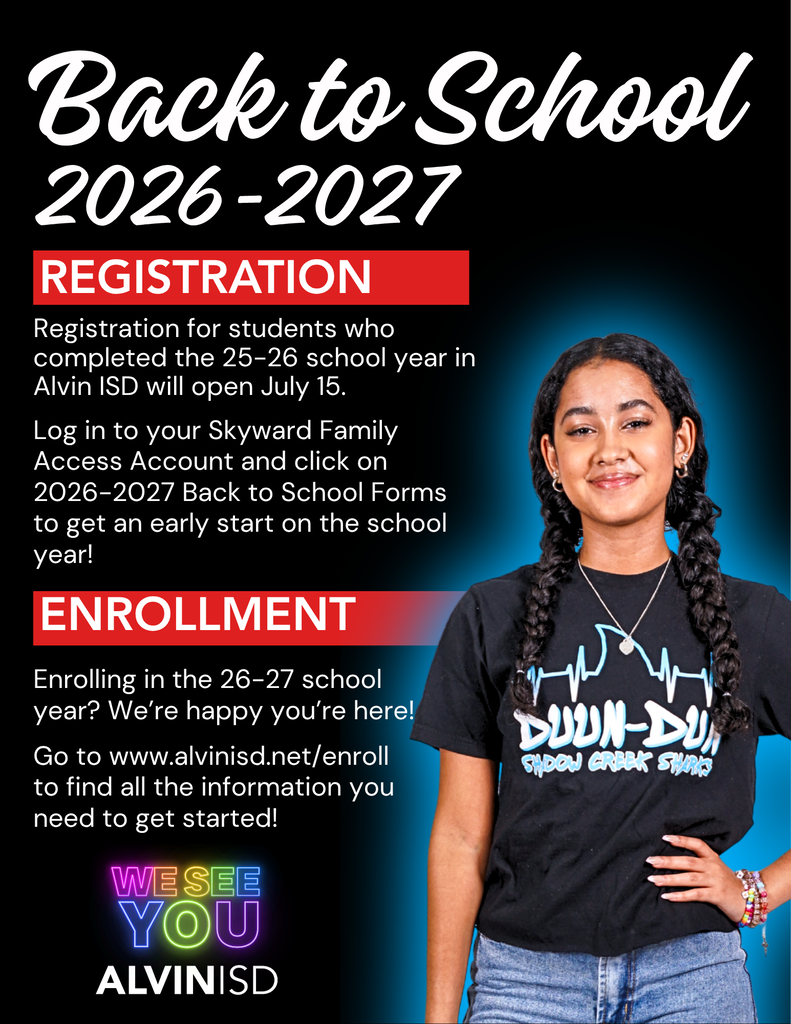 Back to School Flyer for registration