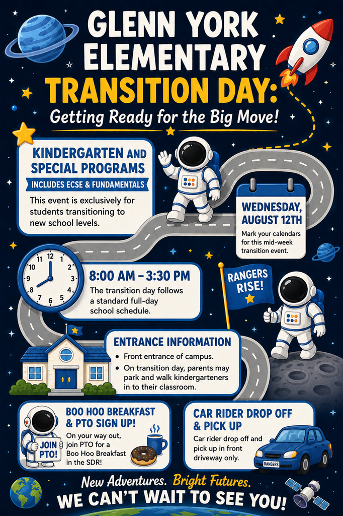 Transition Day Flyer for Next Wednesday August 12th 