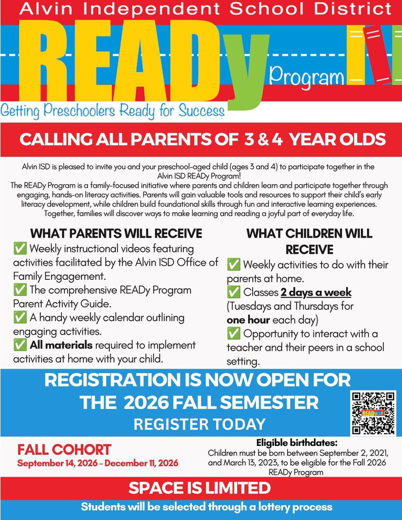 READy Program flyer (English)
