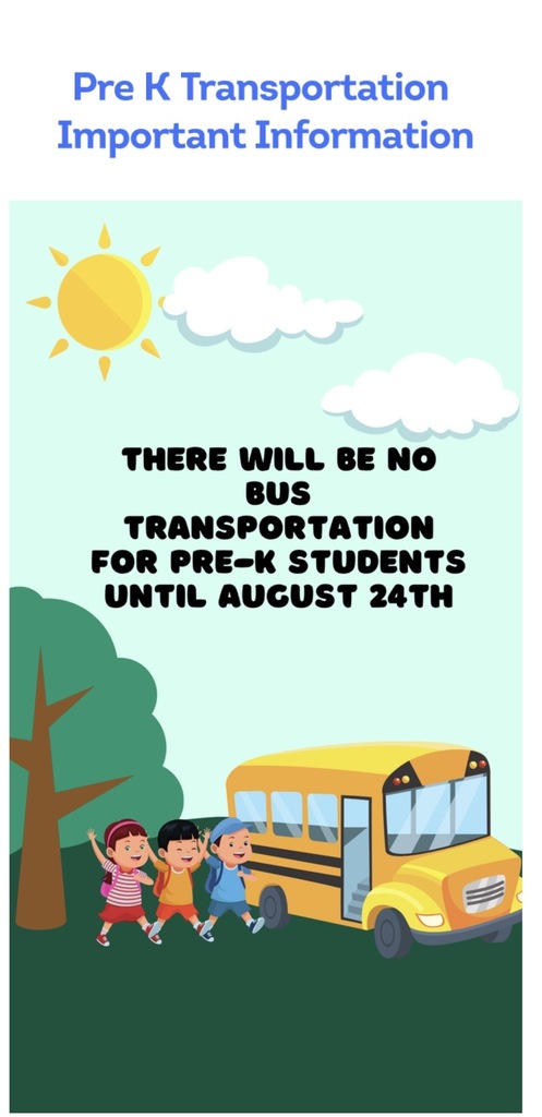 no prek bus transportation