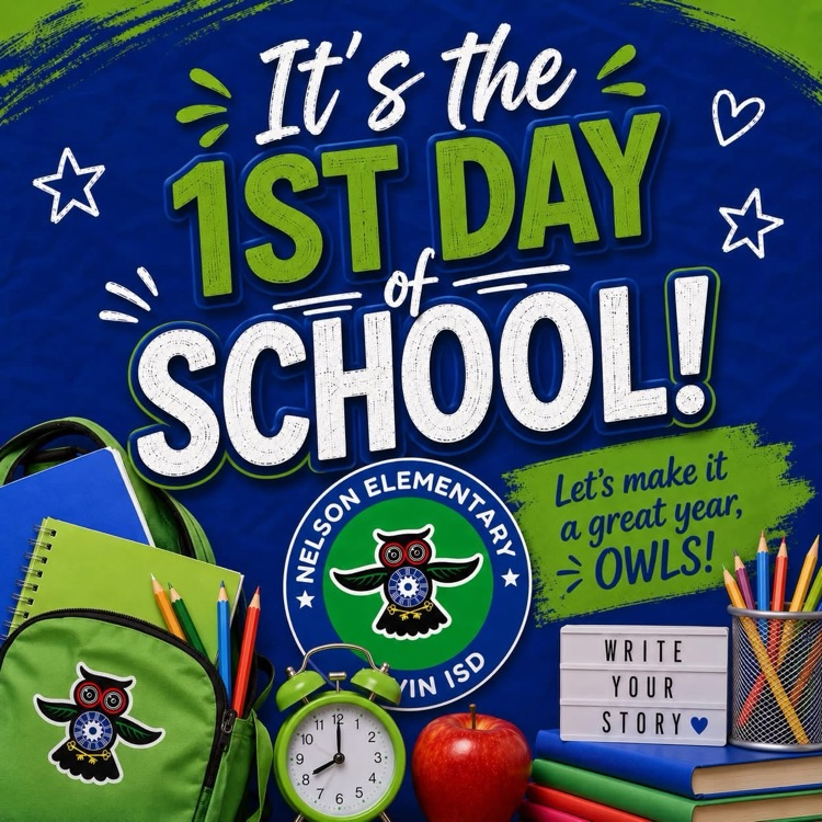 it’s the first day of school!