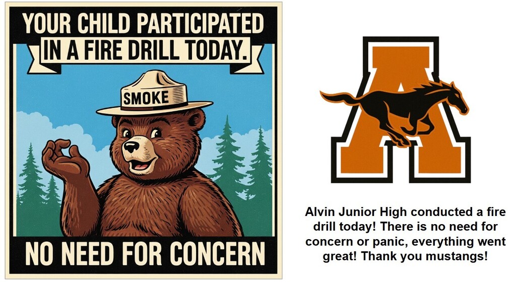 Fire drill notification