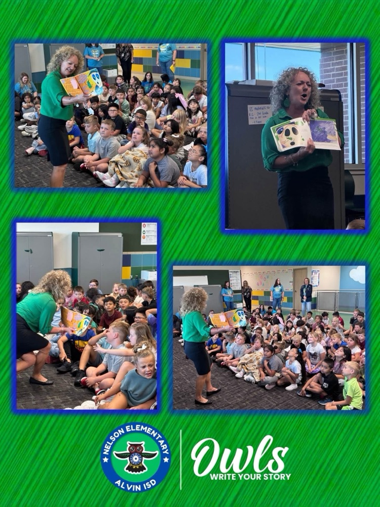Second graders enjoying the read aloud.