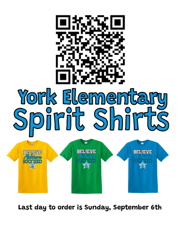 Spirit Shirt Order Information
