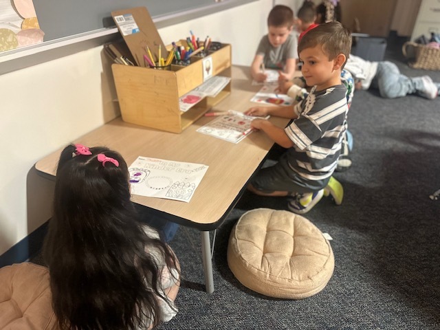 kids writing