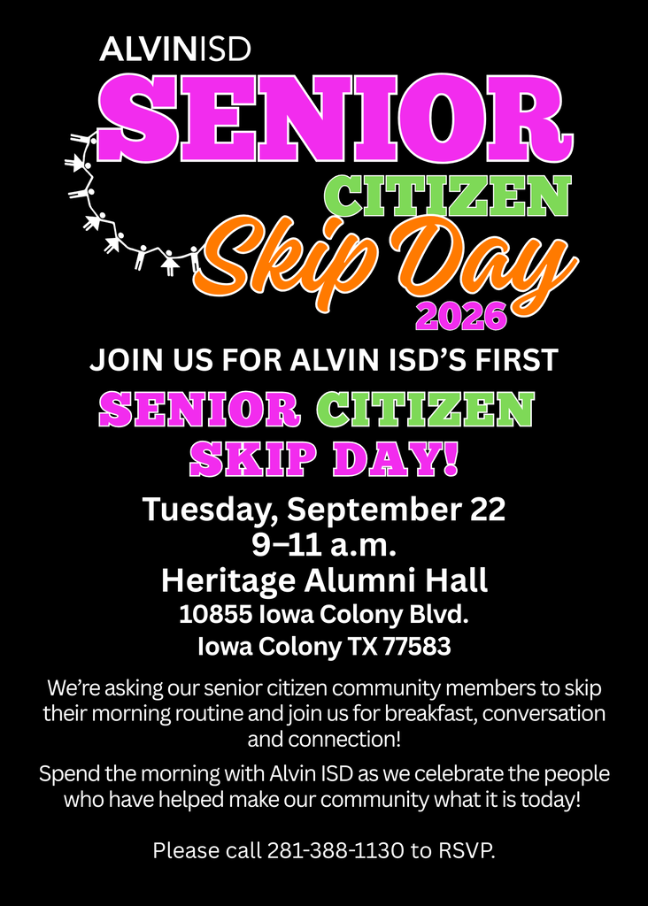 Senior Citizen Skip Day Flyer