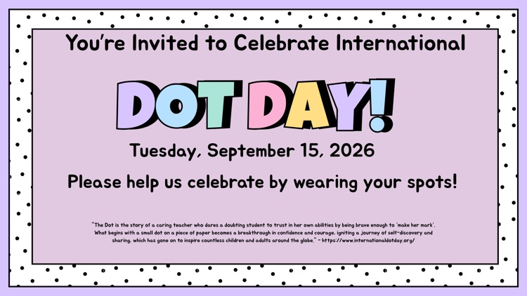 Dot Day 9/15