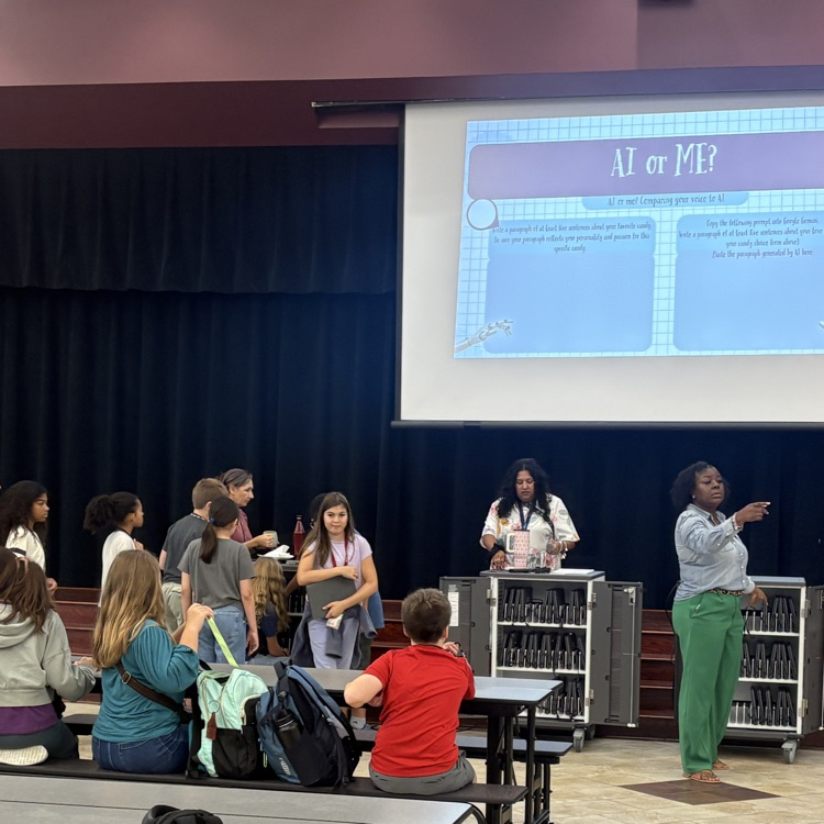 NRJH teachers preparing our students for research- having important conversations!