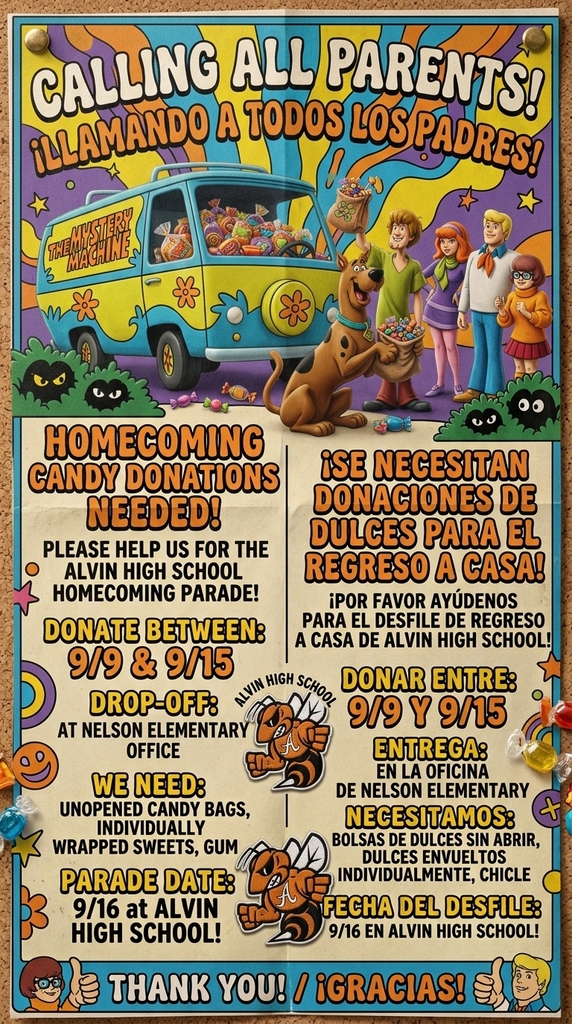 Homecoming Candy donations needed