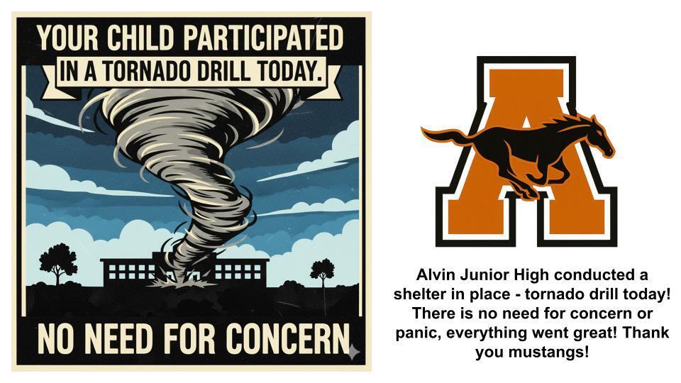Tornado drill