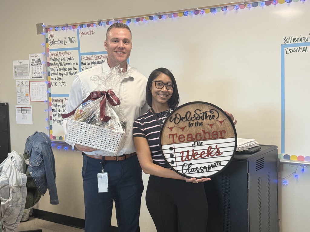 Teacher of the Week - Ms. Randle!