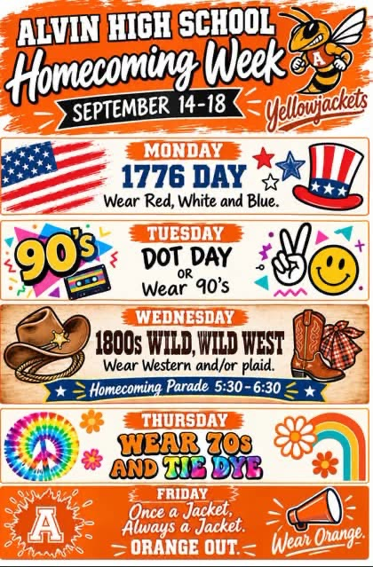 homecoming week dress up