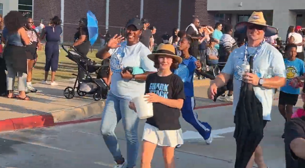 Marlins at the parade
