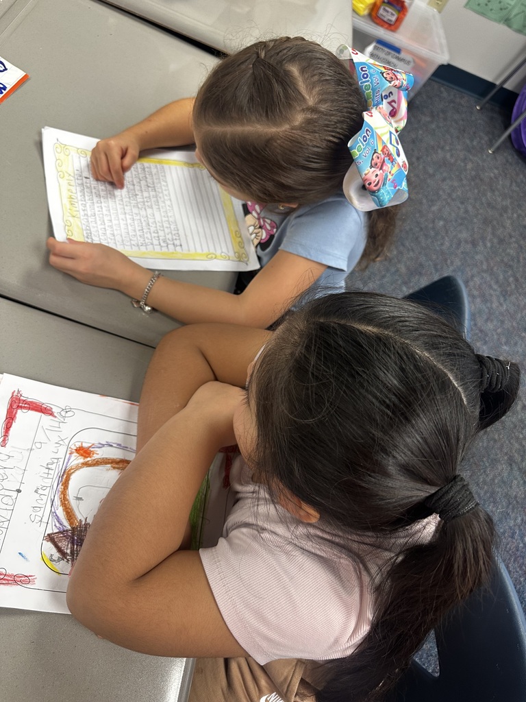 students writing
