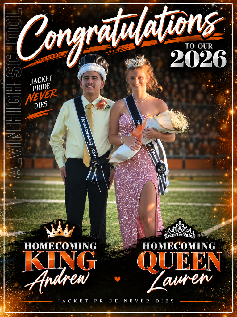 King and Queen announcement