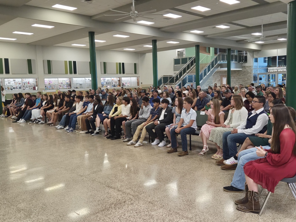 Inductees and audience