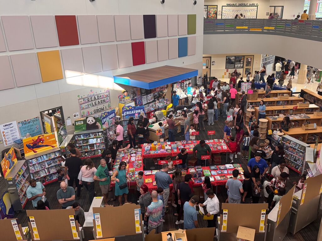 Book fair at open house
