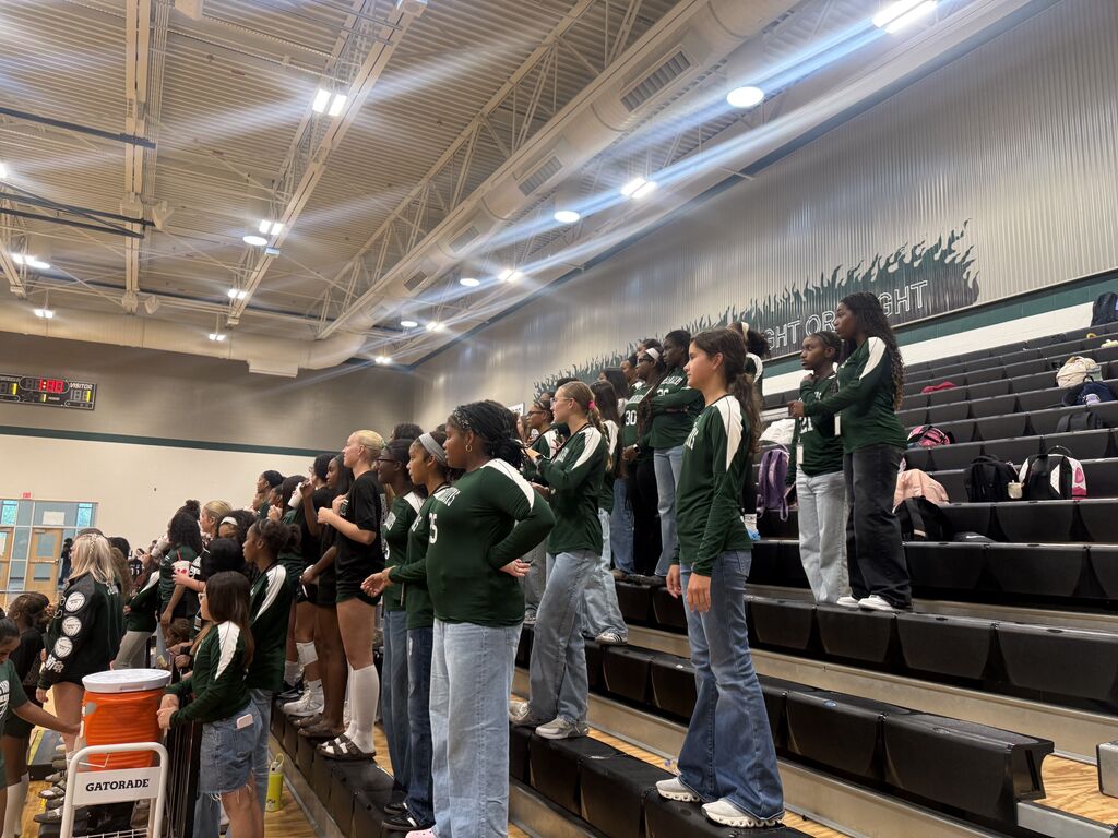 On Tuesday, our junior high players celebrated Junior High Night with Varsity!