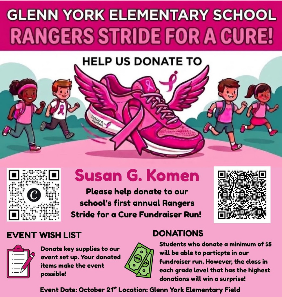Rangers Stride for a Cure Run Flyer