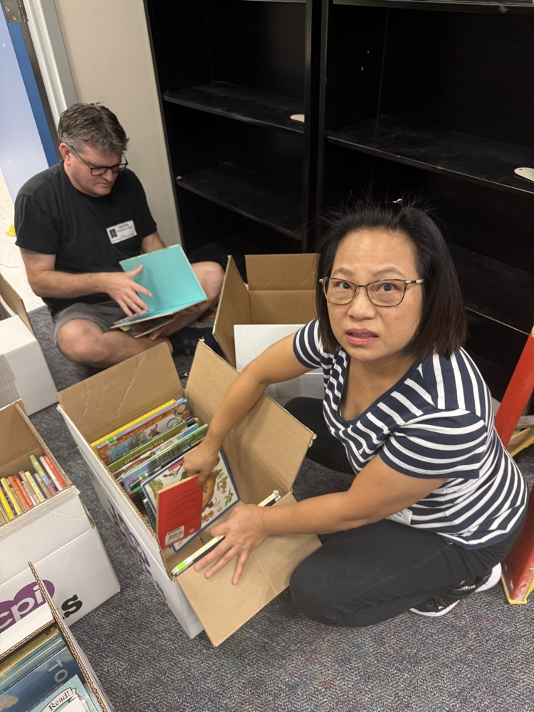 packing the library 