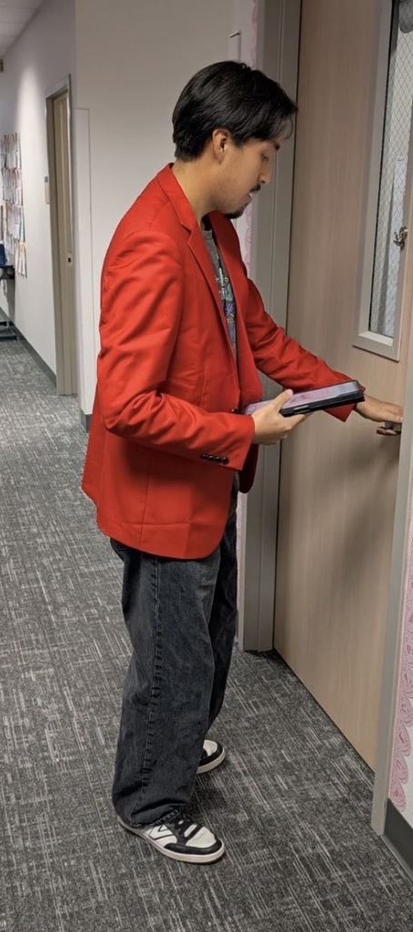 man in blazer