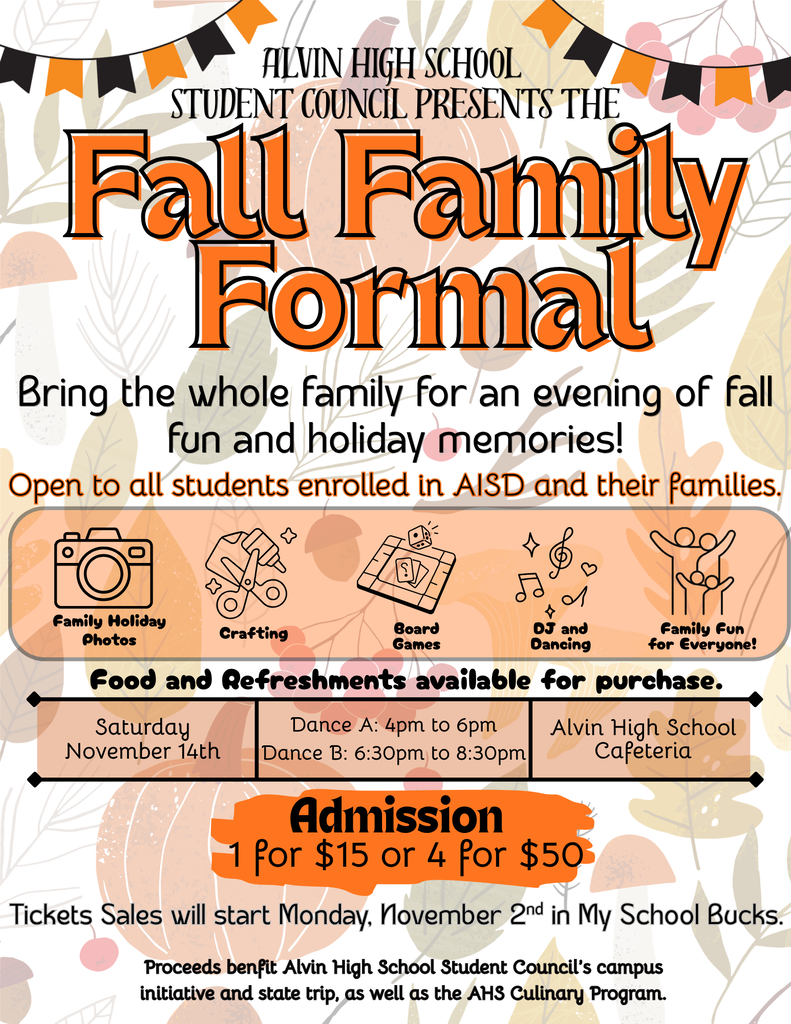 Student Council Family Fun Night flyer