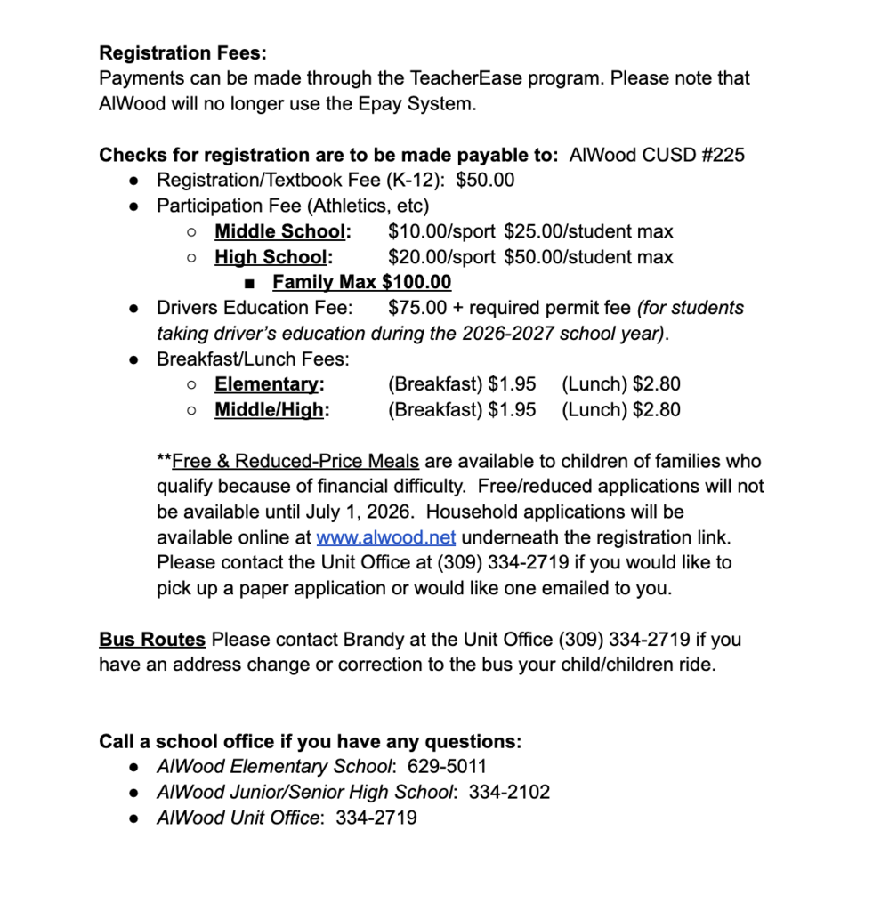 Online Registration