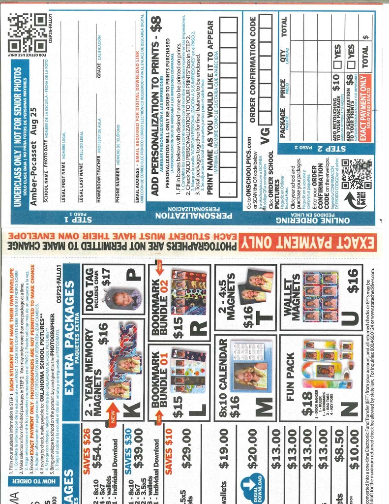picture order form