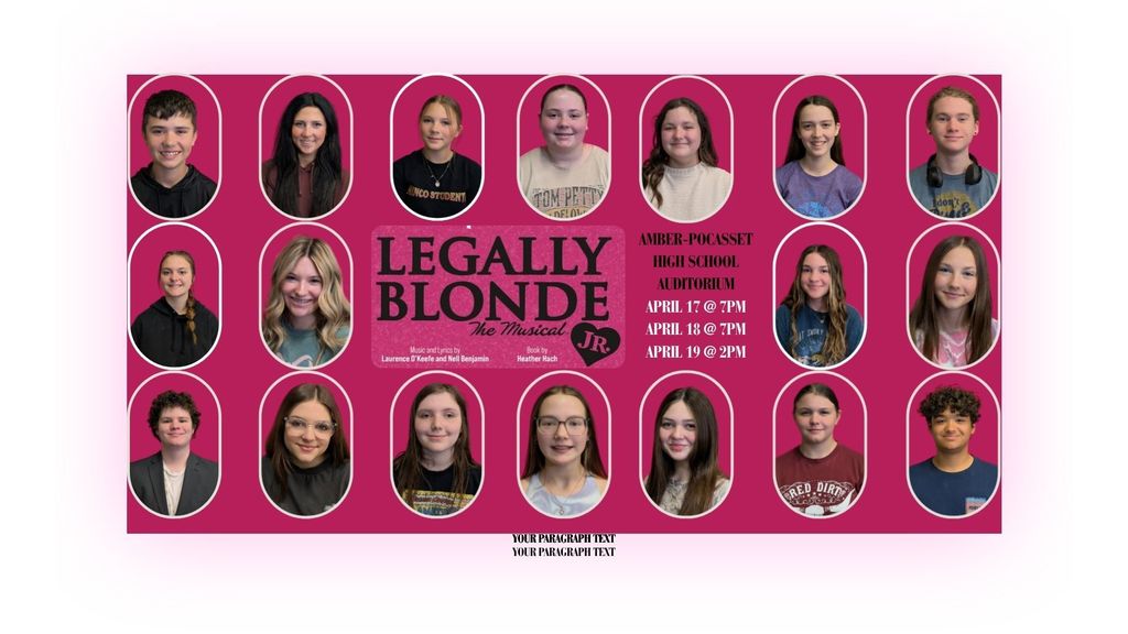 Cast of Legally Blonde Jr