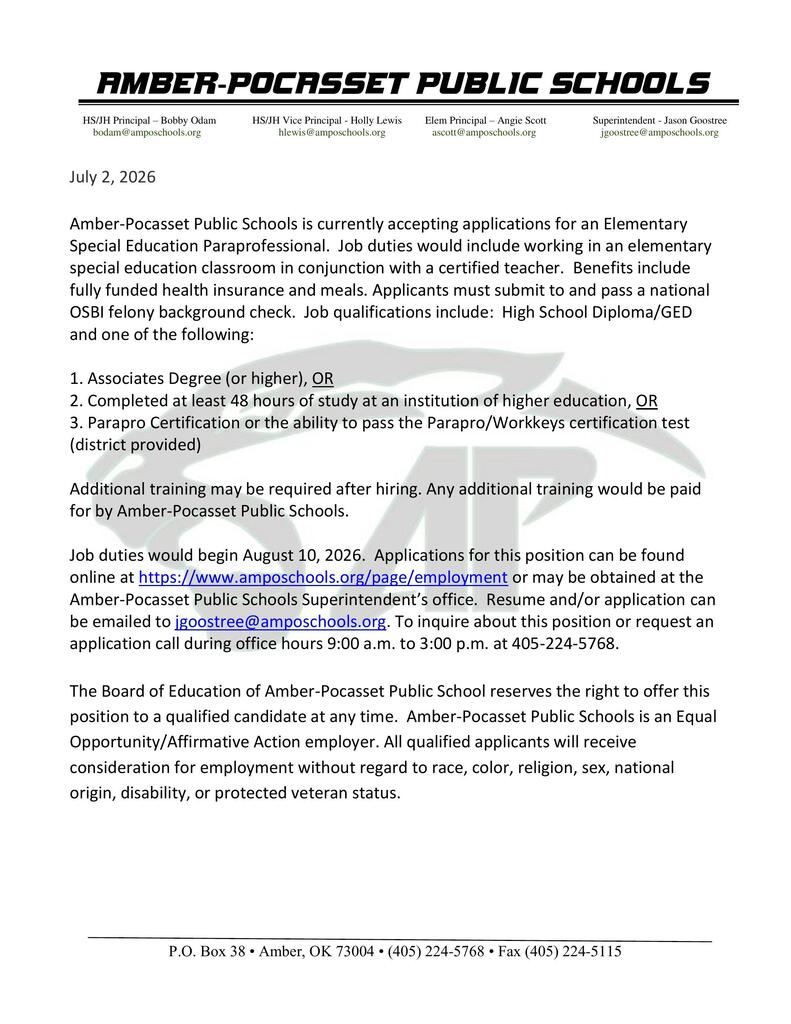 Elem Para Job Listing