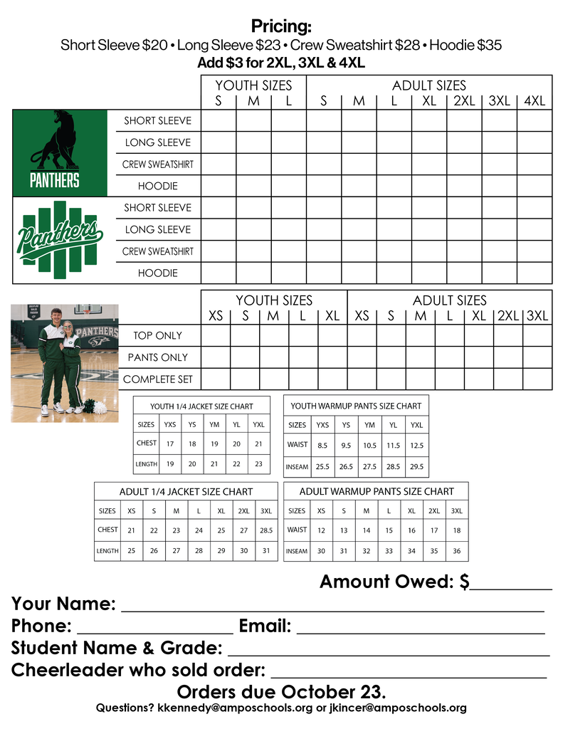 cheer fundraiser