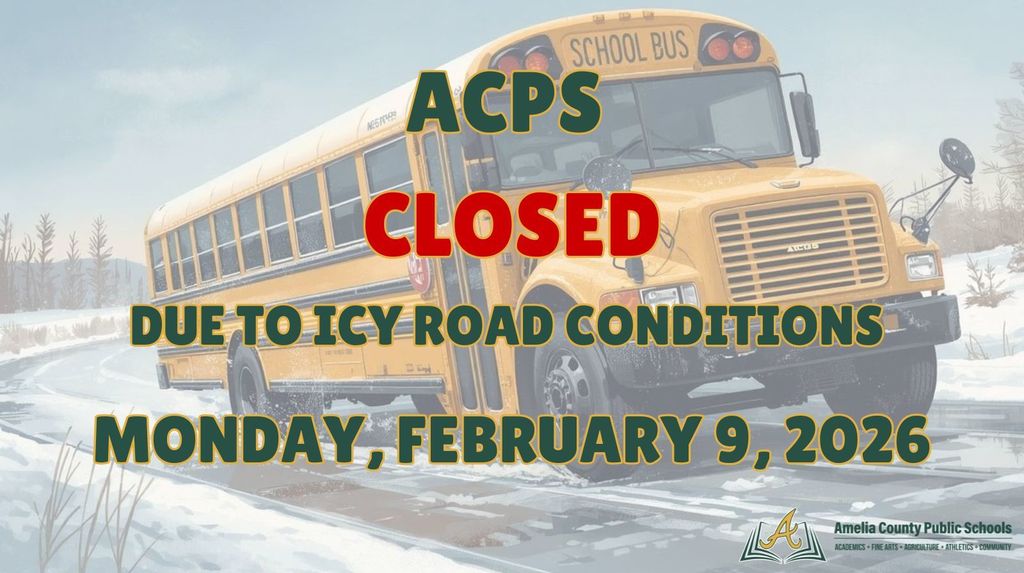 ACPS Closed- Monday, February 9, 2026
