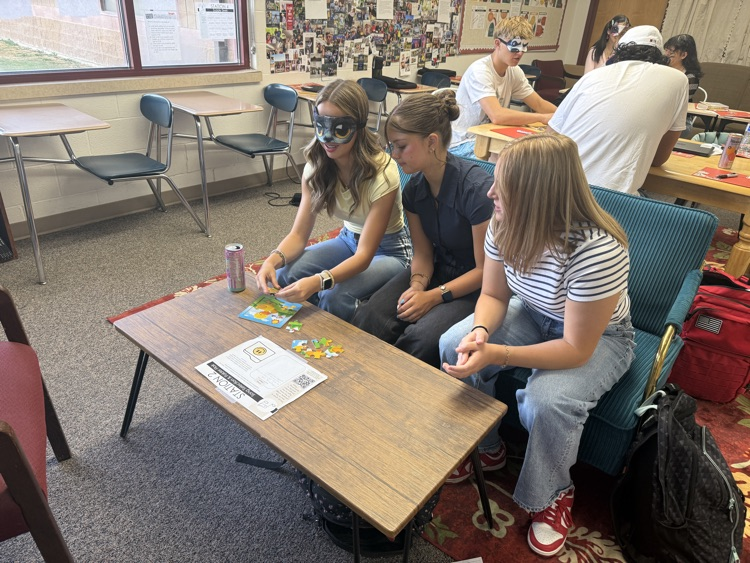 student doing puzzle