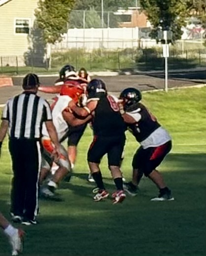JV boys football