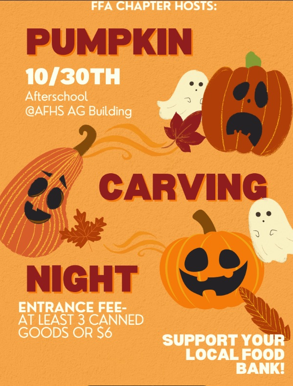 FFA PUMPKIN CARVING FLYER 2025