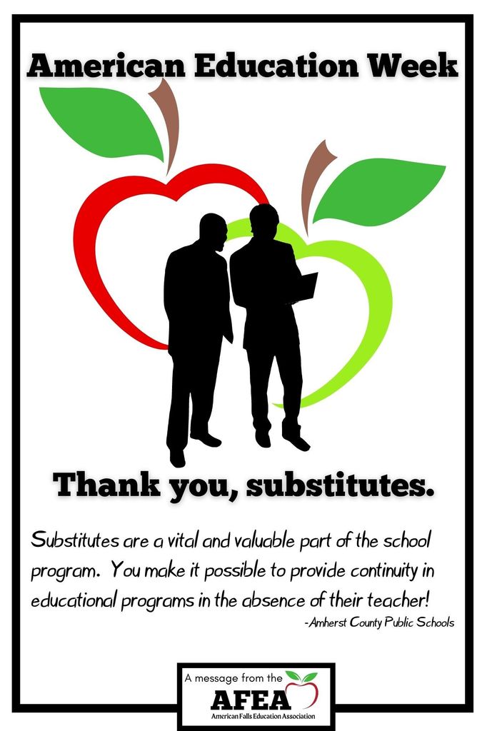 Am_Ed_Wk Substitutes