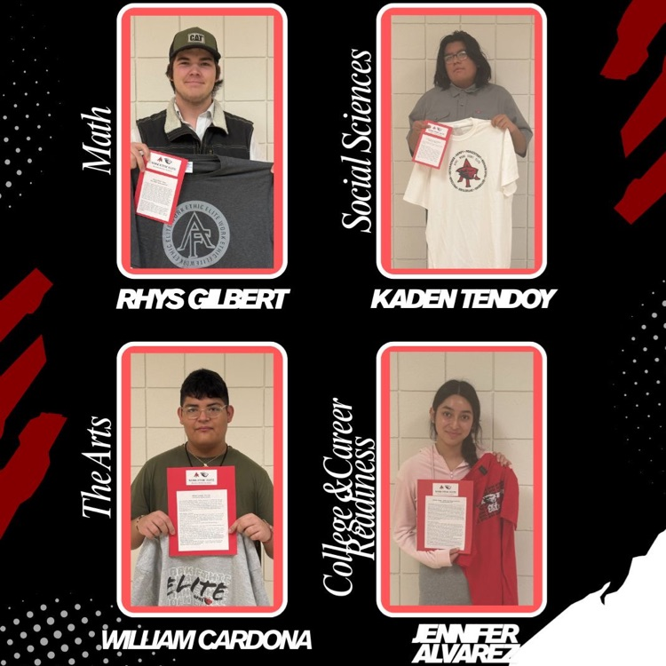 November Work Ethic Elite Academic Winners