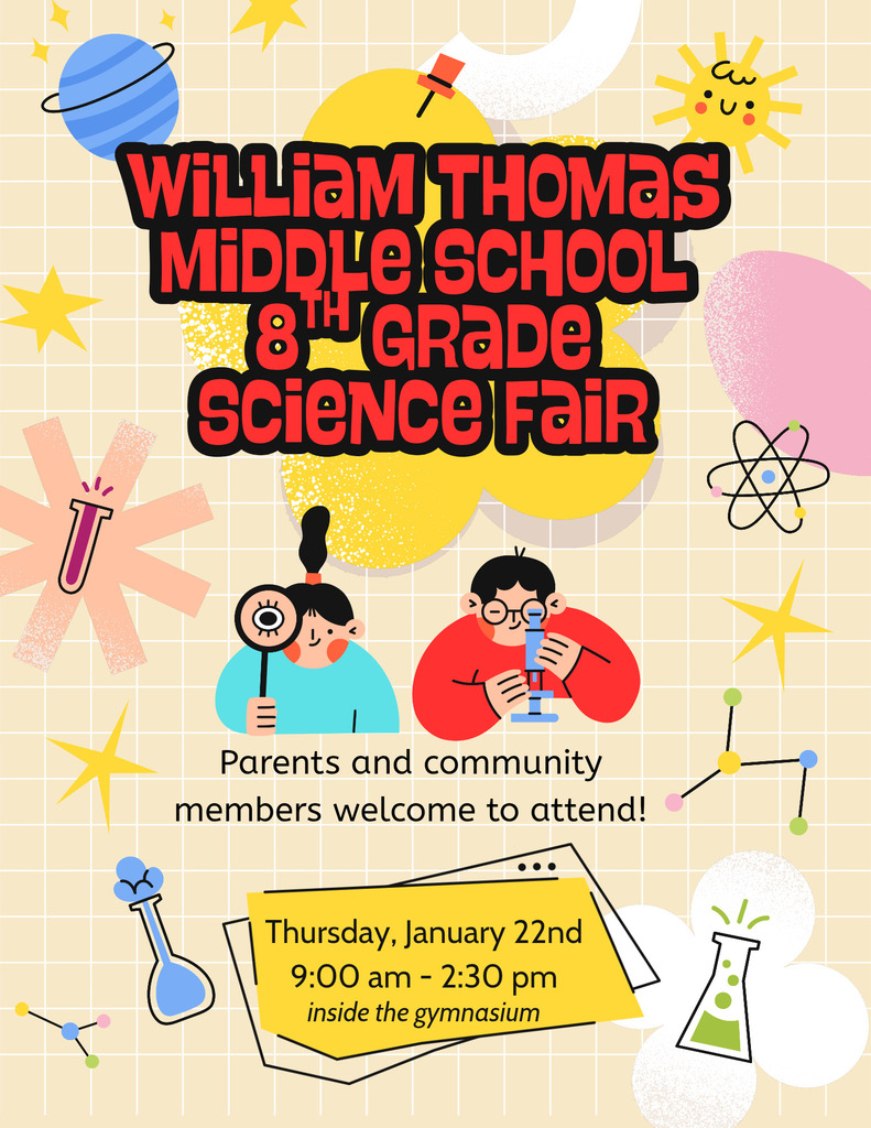 Science Fair flyer