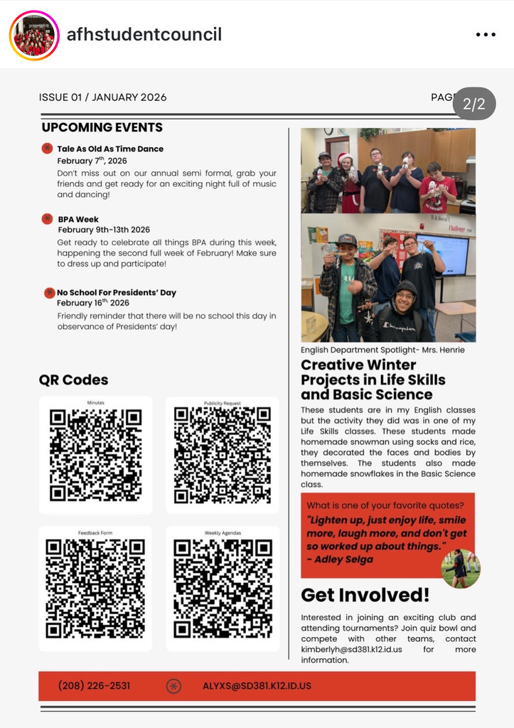 JAN NEWSLETTER 1