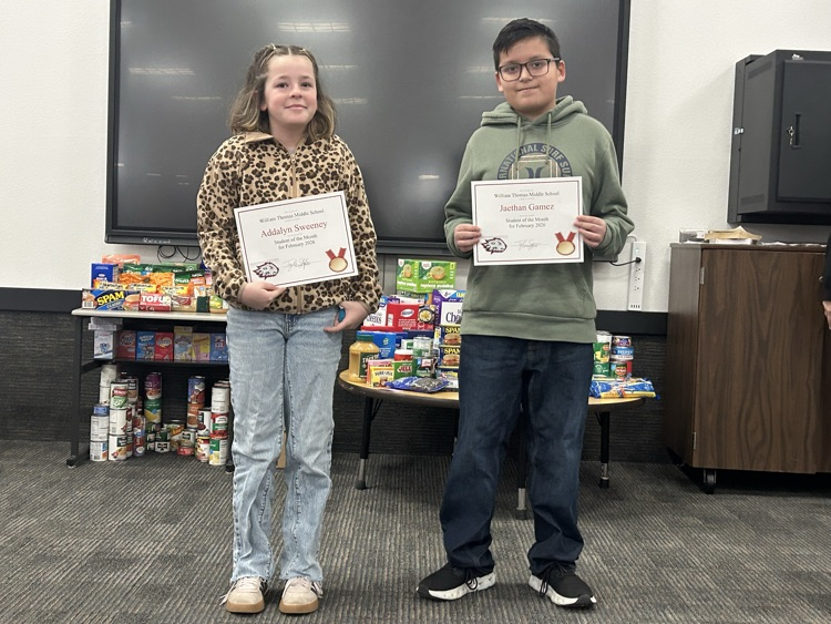 photo of students of the month