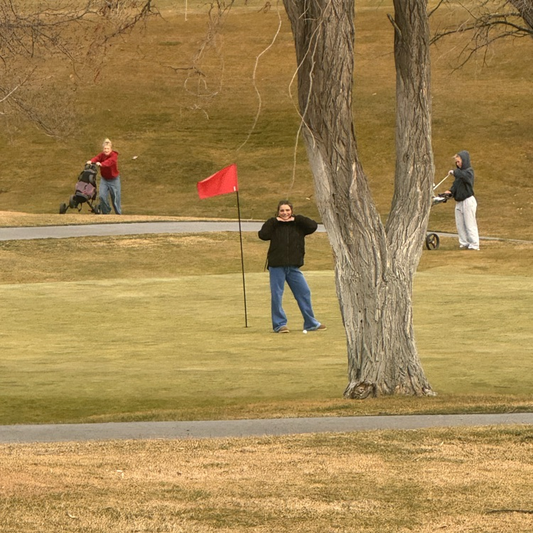 FINALLY! on the course