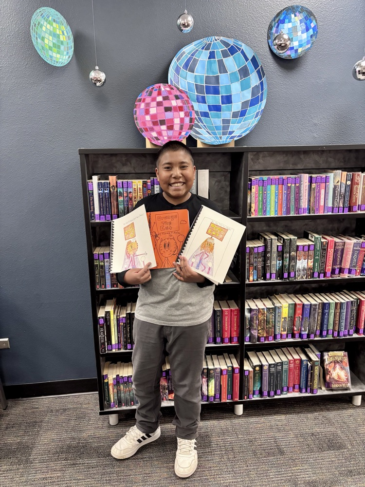 Timothy picture with his novel