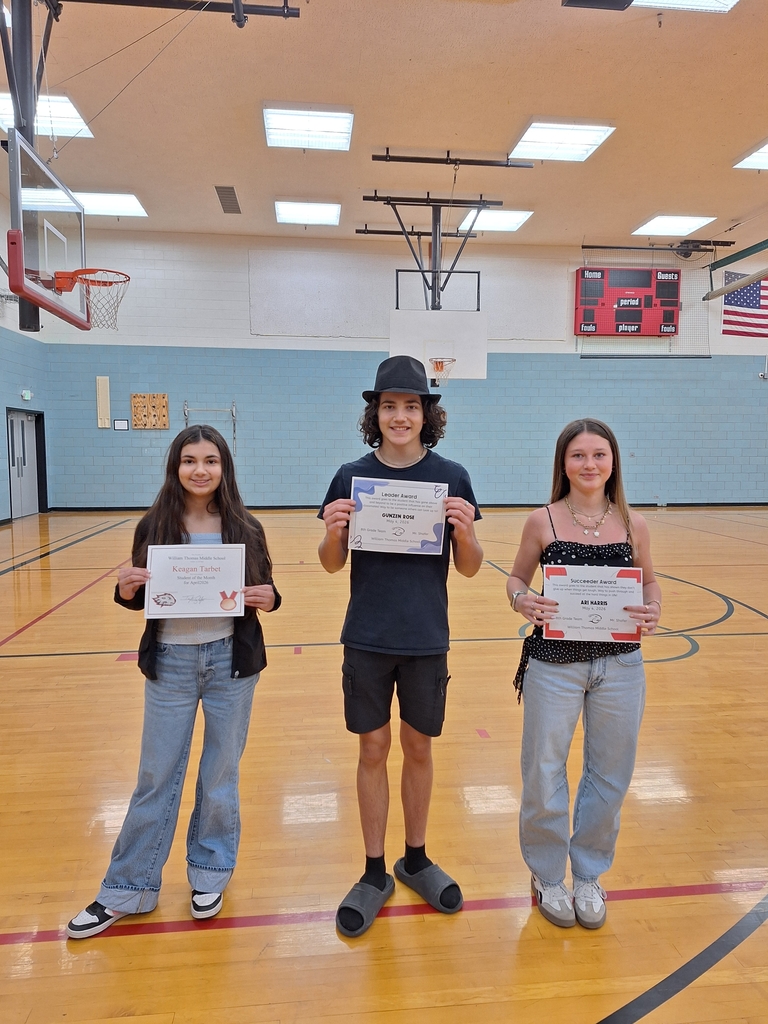April 8th grade winners